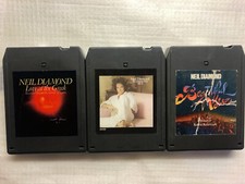   NEIL DIAMOND 8 TRACK TAPE LOT NICE FACES PLAY GREAT NEWER/PADS SPLICES  