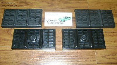 Camaro Firebird 67 68 69 Mono Leaf Spring Pad 4pc Kit **In Stock** Nova 68-74