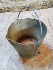 Ancien Seau En Zinc Avec Bec Verseur