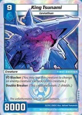 King Tsunami The Dojo Edition Lightly Played - Kaijudo