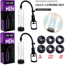 Vacuum Penis Pump for Male ED Enhancement Erectile Enlargement Penis Enlarger BG