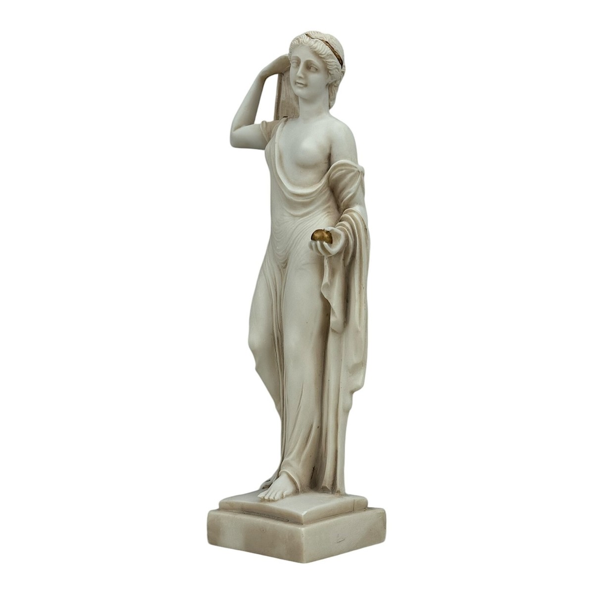 Aphrodite Venus Genetrix Greek Goddess Grey Patina Statue Figure