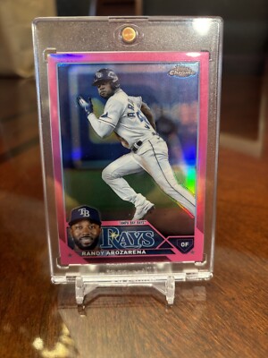 2023 Topps Chrome - Pink Refractor #59 Randy Arozarena