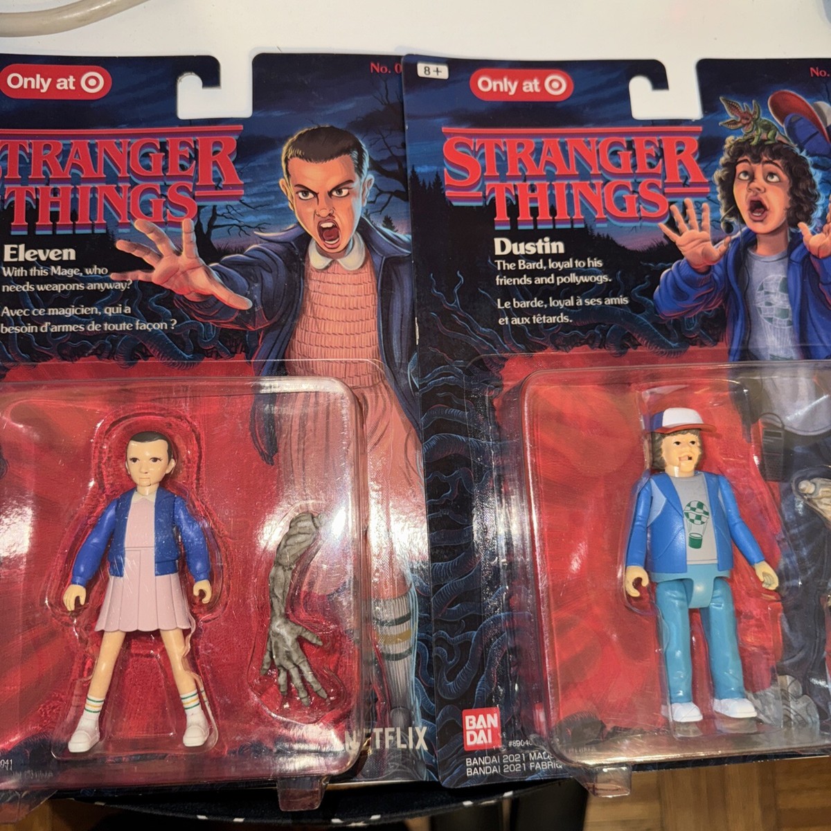 STRANGER THINGS: ELEVEN & DUSTIN ACTION FIGURES - TARGET EXCLUSIVE