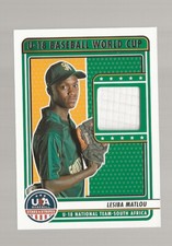 OE1) 2023 Panini USA Stars & Stripes Lesiba Matlou Jersey Rookie SP RC