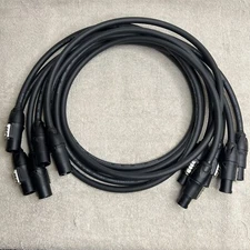 Lot Of 5 Neutrik Powercon True1 5 Ft Extension Jumper Cable 20A 250 Brand New