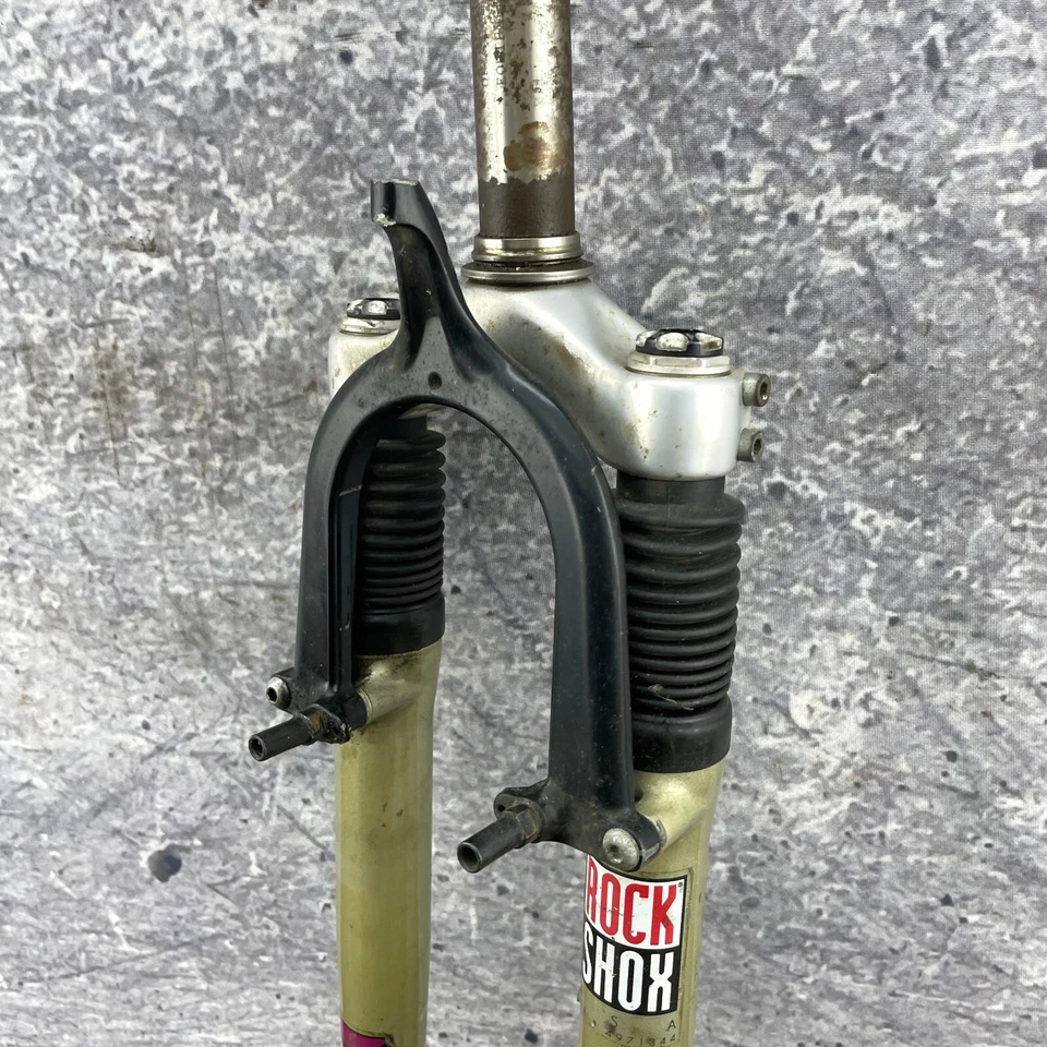 Vintage Rock Shox Mag21 Fork 1 in Threaded 26 in 5.5" Steerer 26 Mag 21 1" Parts - Image 3 of 4