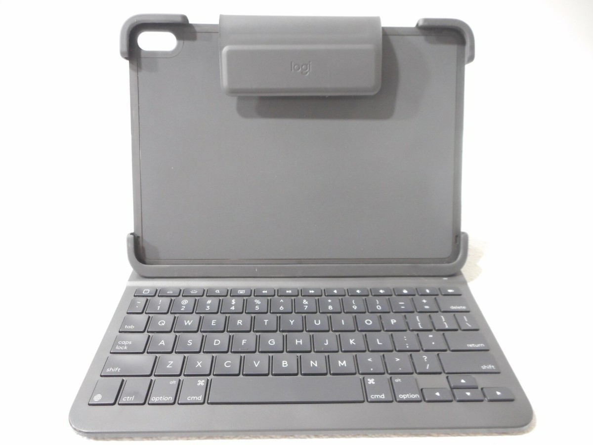 Logitech Slim Folio Pro Keyboard and Cover Case - Black For