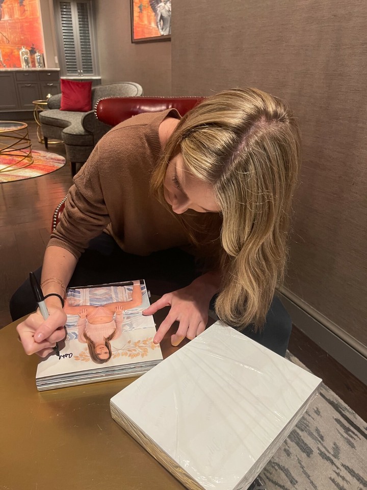 Ashley Lane Super Sexy Nude Adult Model Signed 8x10 Photo COA Proof 253