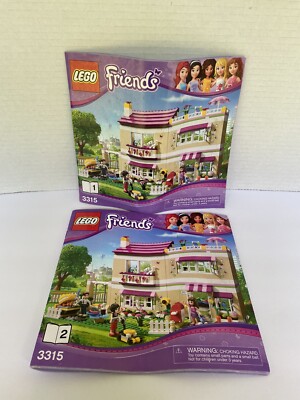 Lego FRIENDS 3315 Olivia's House Building Instruction Manuals Only and 