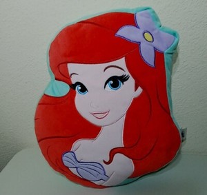 Disney Park Little Mermaid Ariel Pillow  Cushion 15"