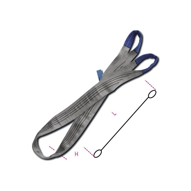 FASCE DI SOLLEVAMENTO GRIGIO 4T MT.2 8157/2