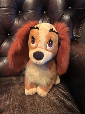 Vintage Disney Parks Lady And The Tramp Plush Stuffed Animal Dog
