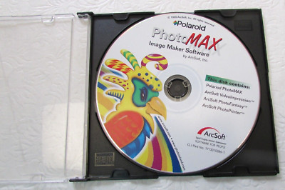 Polaroid PhotoMax Image Maker Software -1999 Quickstart Guide PC CD ROM
