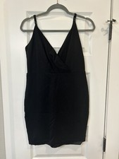 Lulu’s Black Bodycon Dress ~ Women’s Size Large