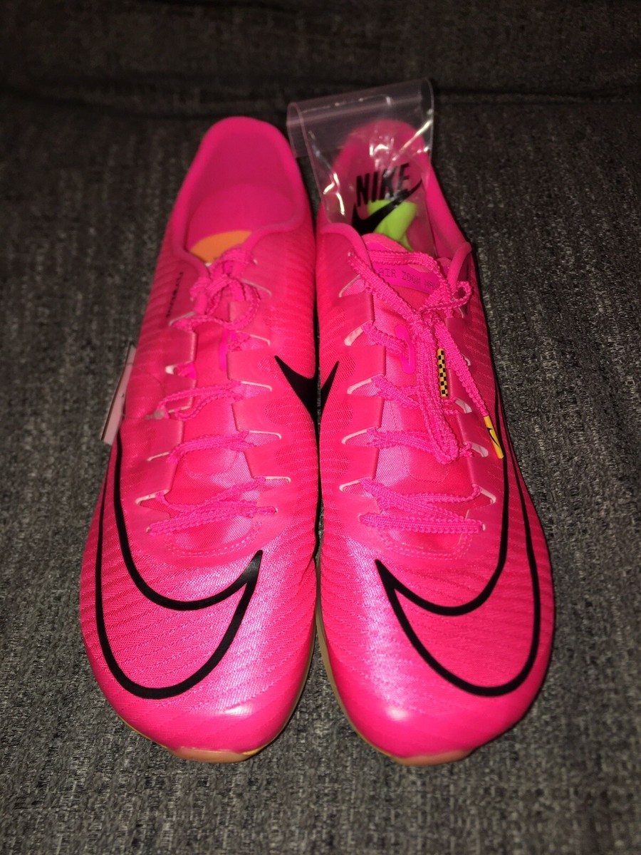 Nike Air Zoom Maxfly Hyper Pink/Orange Track & Field Spikes Men Sz