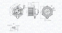 Magneti Marelli InnenraumgebläSe 069412752010 12V 162W 132Mm FüR Hyundai I30 FD