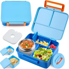 Bento Lunch Box for Kids with 8Oz Soup Thermo Leak-Proof Lunch Food Containers w