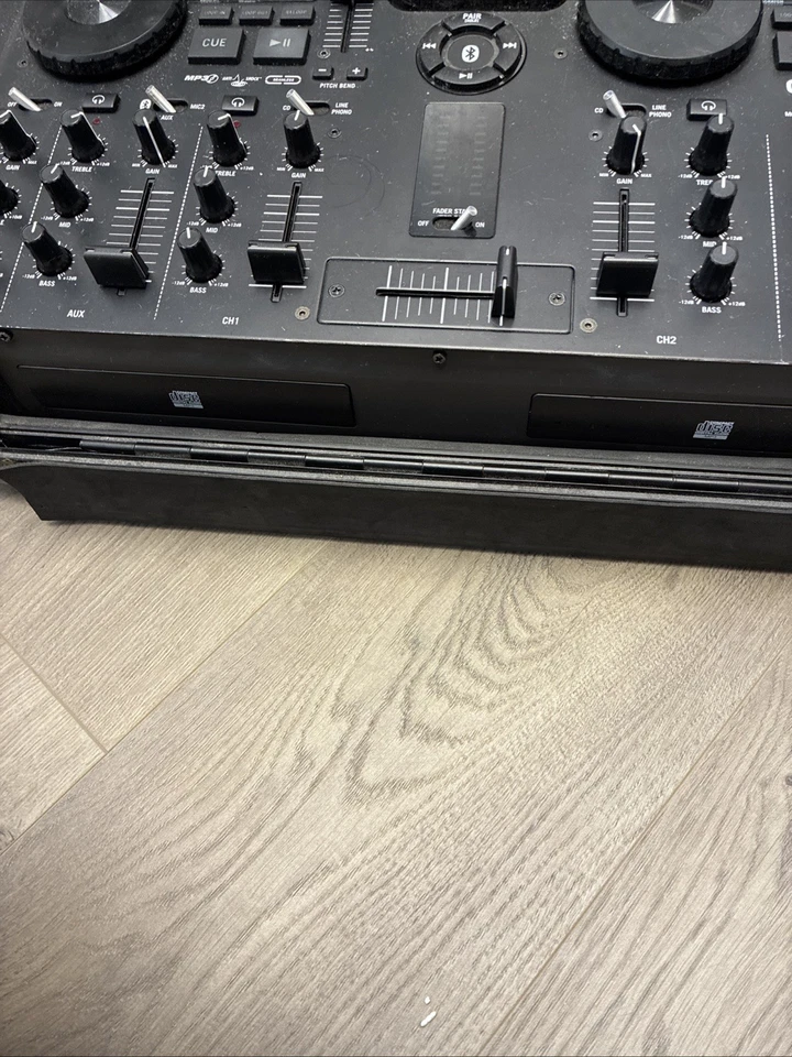 Numark Cdmix Bluetooth Dual Mp3 Player Mixer Dual Cd/mp3 Player Deck+bluetooth I - Image 4 of 4