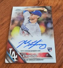 Ross Stripling RC rookie card auto autograph 2016 Topps Chrome RA-RS. rookie card picture