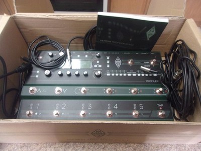 Hardly Used, Mint in Box Kemper Profiler Stage Floor Guitar Processor w/Extras
