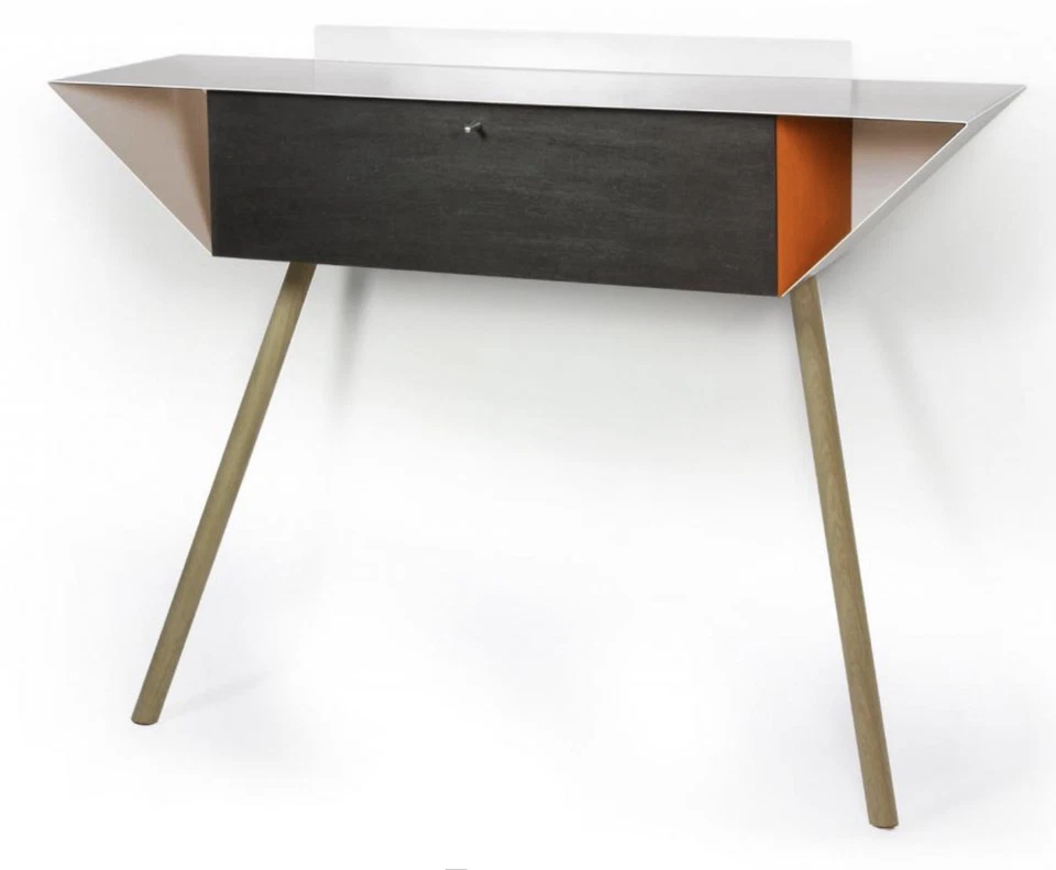 Vejtsberg Anlehnkonsole, Opossum-Design Metall/ Holz 100x25x75