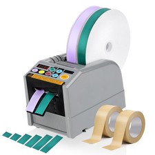 Ribbon Cutting Machine 999mm Automatic Tape Dispenser Gray Dual Modes Precision