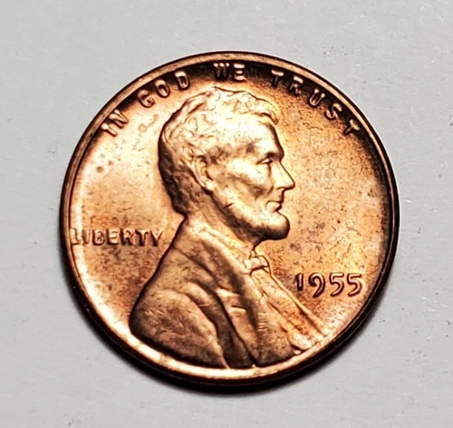 1955 P LINCOLN WHEAT PENNY UNC #P3109