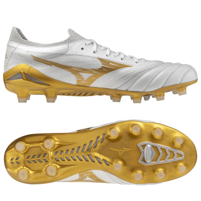 Mizuno Fußballschuh Morelia Neo IV ß Elite FG Weiß viele Größen NEU