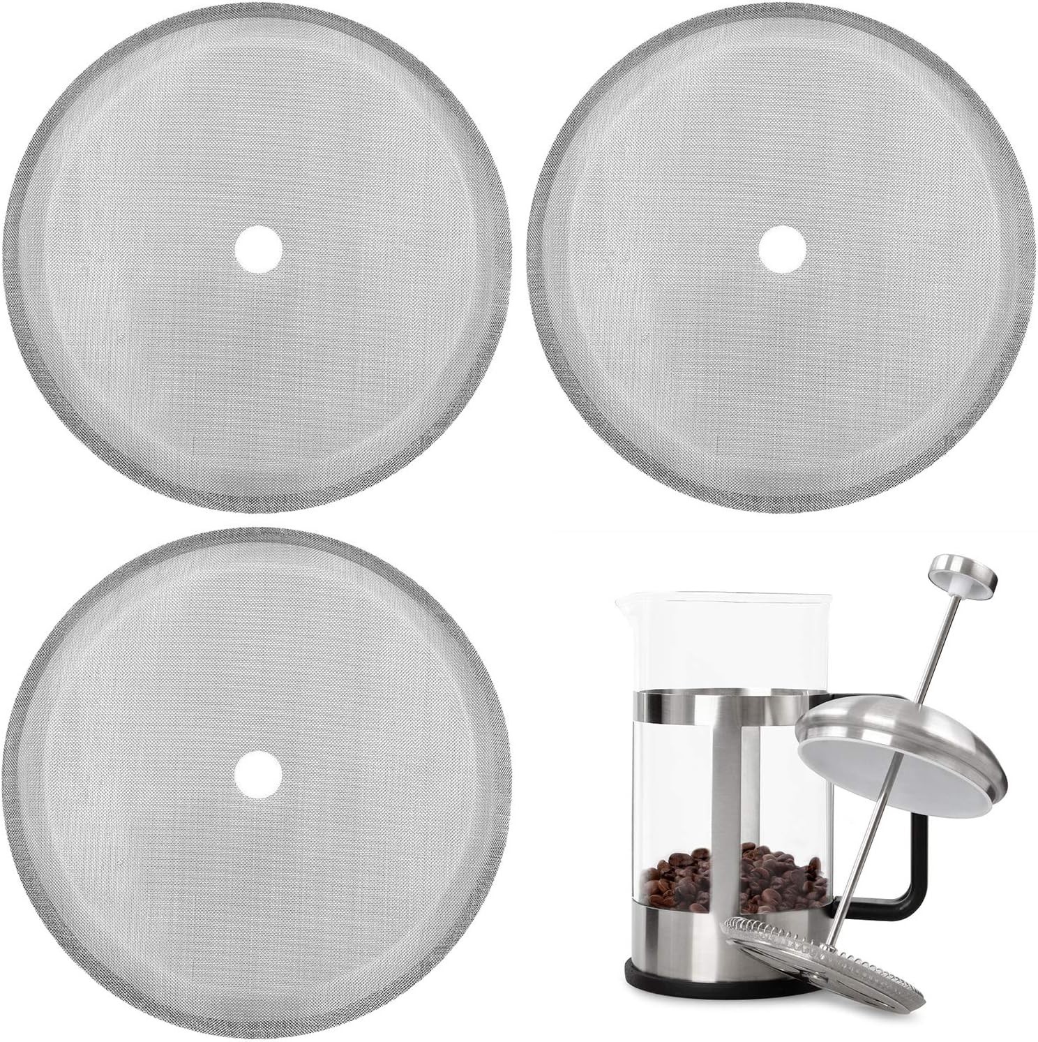 Filters Screen, 4 Inch Stainless Steel Mesh Screen