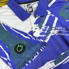 Vintage Nike Challenge Court Andre Agassi Tennis 90s Polo Shirt Men Size M