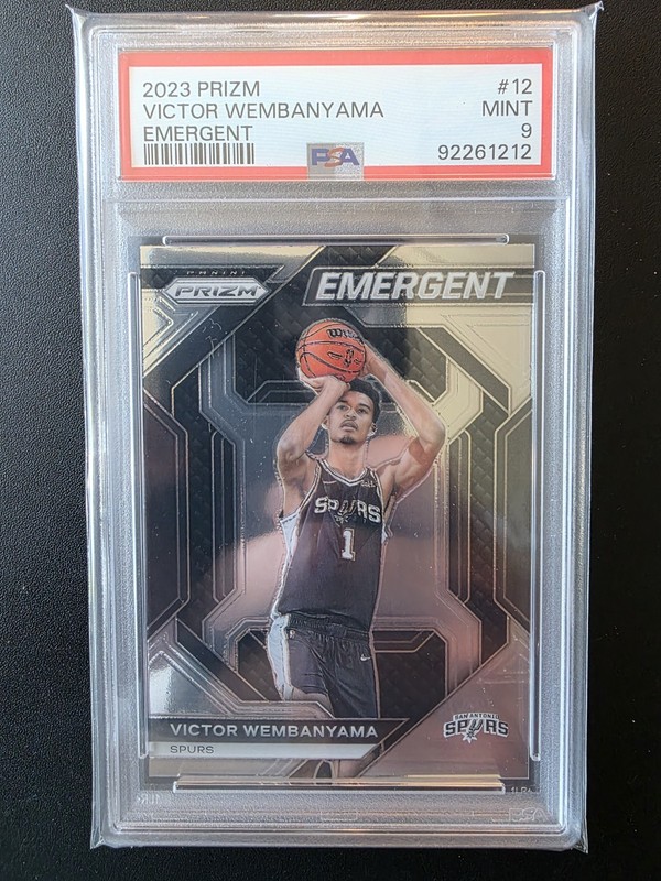 2023 Victor Wembanyama Prizm Emergent Rookie PSA 9 🔥🔥🔥🔥🔥