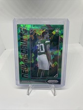 2022 Panini Prizm - New Recruits Breece Hall #NR-10 Green Ice Prizm (RC)