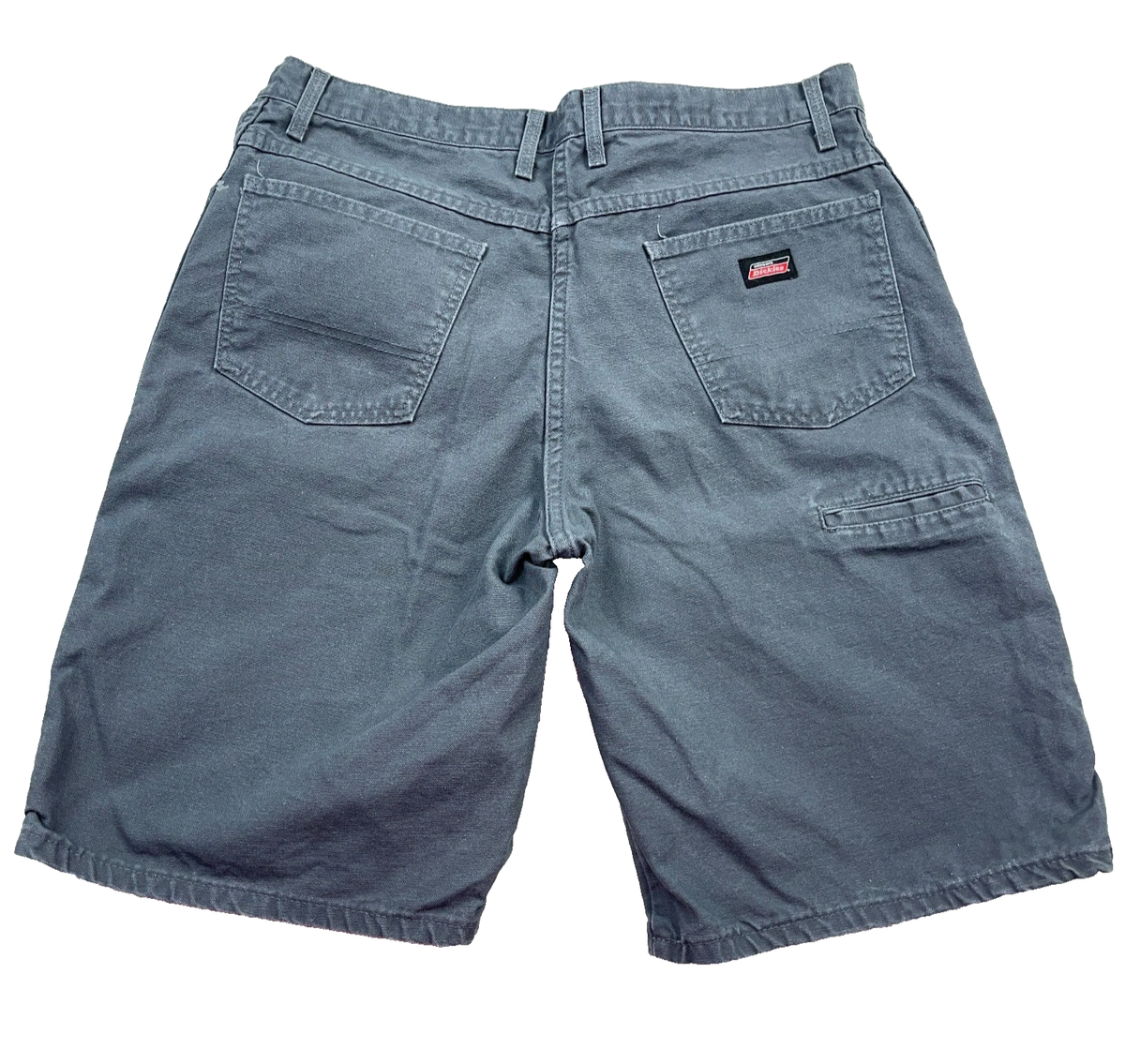 ど*ぱ様 cross tuck baggy slacks shorts Gray Dickies Carpenter Shorts Men 36 Gray Duck Canvas Work Wear Baggy