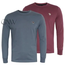 PAUL SMITH MEN'S LONG SLEEVE ZEBRA BADGE T SHIRT/TEE S-XL Was £60.00