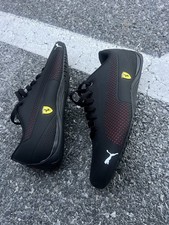 PUMA Scuderia Ferrari Kart Cat RL Mid-Top Sneakers Black/Red, Size 9.5