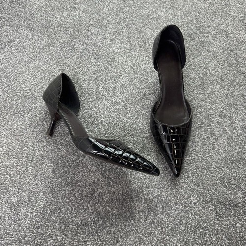 Y2K vintage crocodile print pointed toe heels - Picture 1 of 7