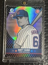 Topps 2025 Bowman Chrome Matt Shaw Rookie Cubs #BA-2 Bowman Ascensions