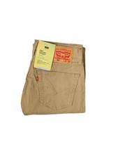 Levis 506  Mens  Beige/ Khaki Comfort Staright Fit Stretch Pants Denim Jeans