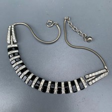 Rare Vintage Art Deco Unsigned Esha Randel German Necklace . Designer Costume J