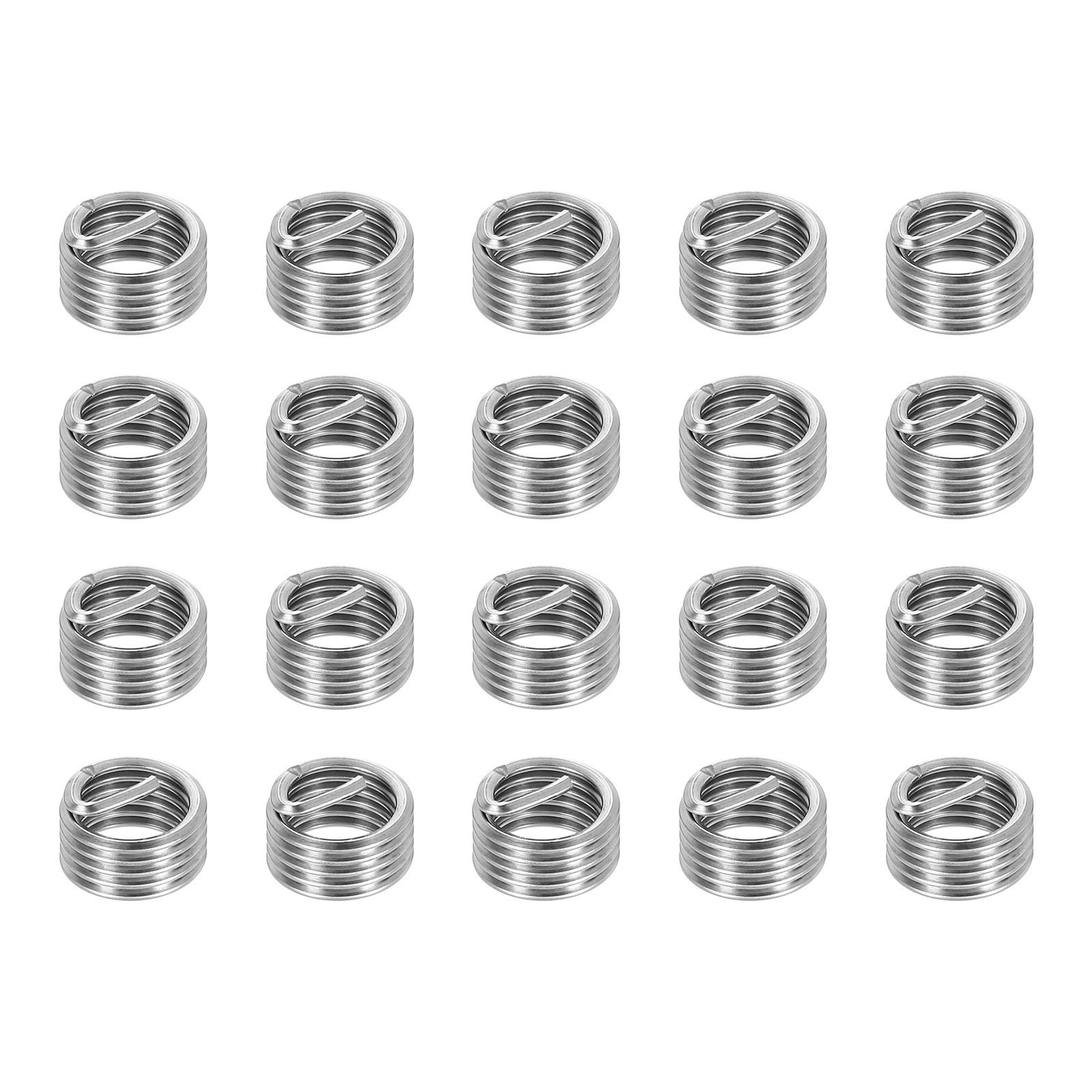 20pcs Wire Thread Inserts M12x1.75 Metric 1D 12mm Helical Threaded Sleeve