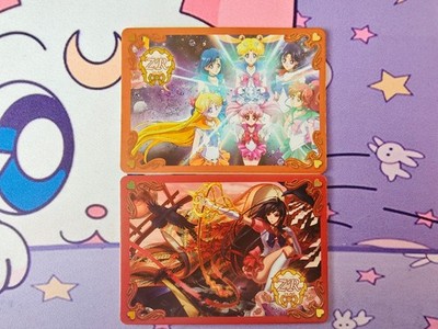 Sailor Moon Sammelkarten Trading Cards 2 Stück Fanmade A62