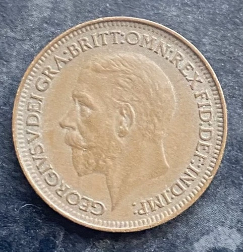 1927 George V Farthing — photo from another recent sale