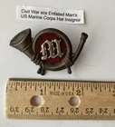 Civil War Era Enlisted Man’s U.S. Marine Corps Hat Insignia