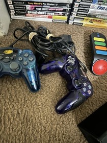 PlayStation 2 PS2 48+ Game Lot With Controllers