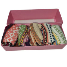 Yang Yang Socks Women Teen Sz 5-7 Adult 5 Pack Mixed Color Winter Warm Gift Box