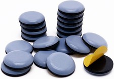 24 Round Furniture Gliders Self Adhesive Sliders Floor Mover Chair feet Pad
