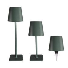 2 Pack Minimalistic Cordless Table Lamps - 2000mAh Rechargeable, Touch Contro...