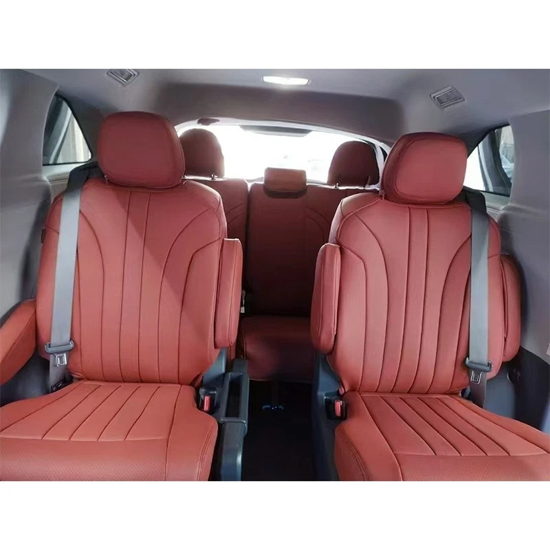 PARA TOYOTA SIENNA 2011-2025 CUERO DURADERO MOTOPTES COCHE PERSONALIZADO 7-8 CUBIERTA DE ASIENTO Foto 4 de 4