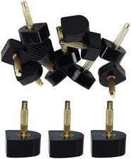 6 Pairs 12PCS Black Women Lady Girls U Shaped Heel Cap Cover Shoe Replacement T